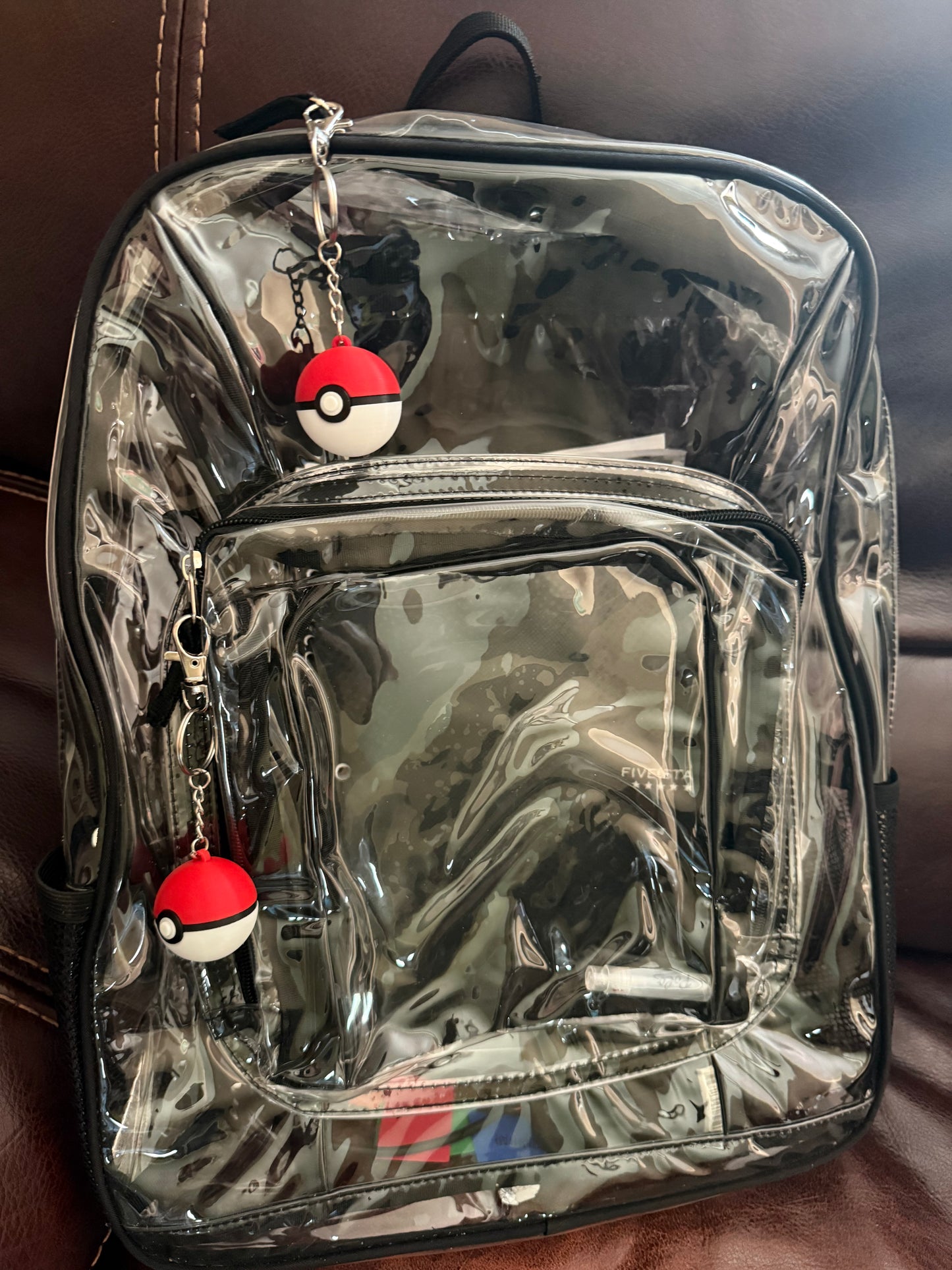 Pokeball keychain