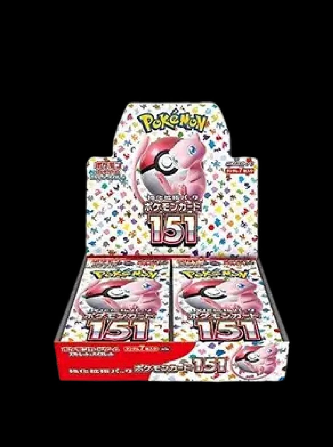 Pokemon 151 booster box Jp
