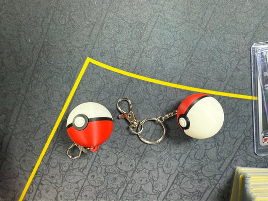 Pokeball keychain